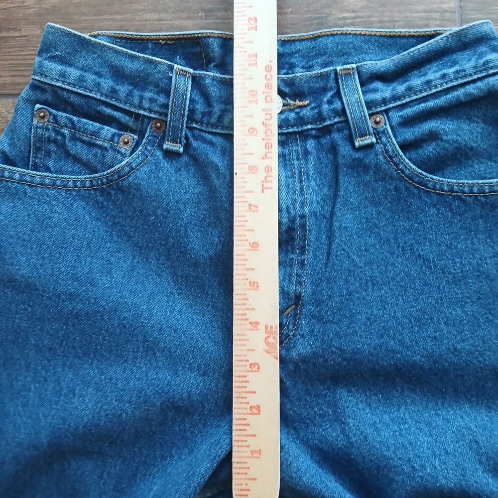 Vintage Levi's Jeans Womens 4 M Blue 550 Relaxed Fit Tapered Y2K (FITS 25x31) - Picture 5 of 10